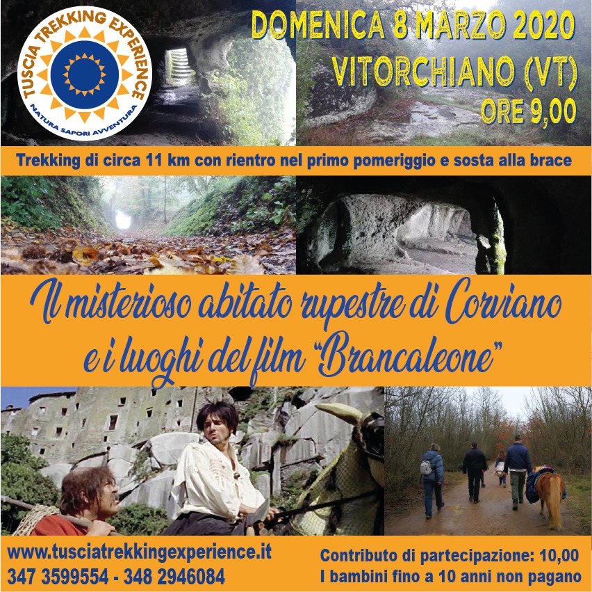 Il misterioso abitato rupestre di Corviano e i luoghi del film “Brancaleone”